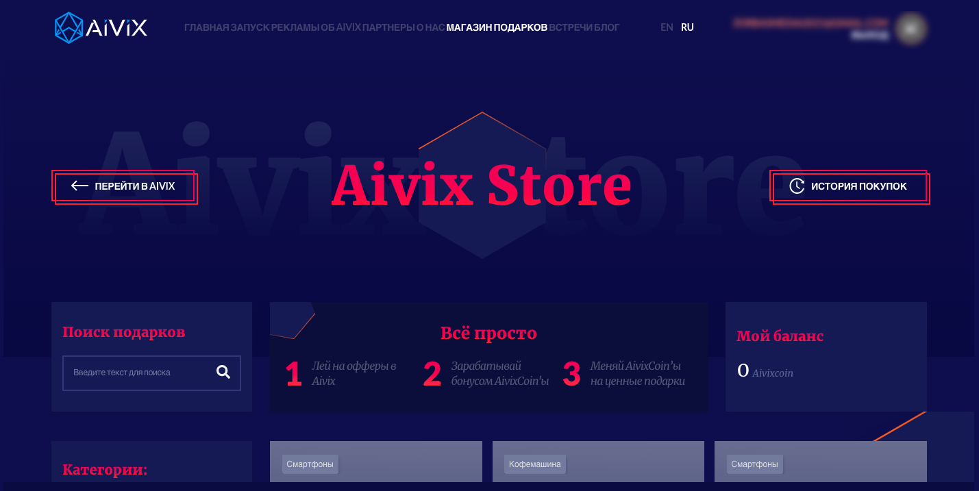 Aivix — отзывы, обзор партнёрской программы