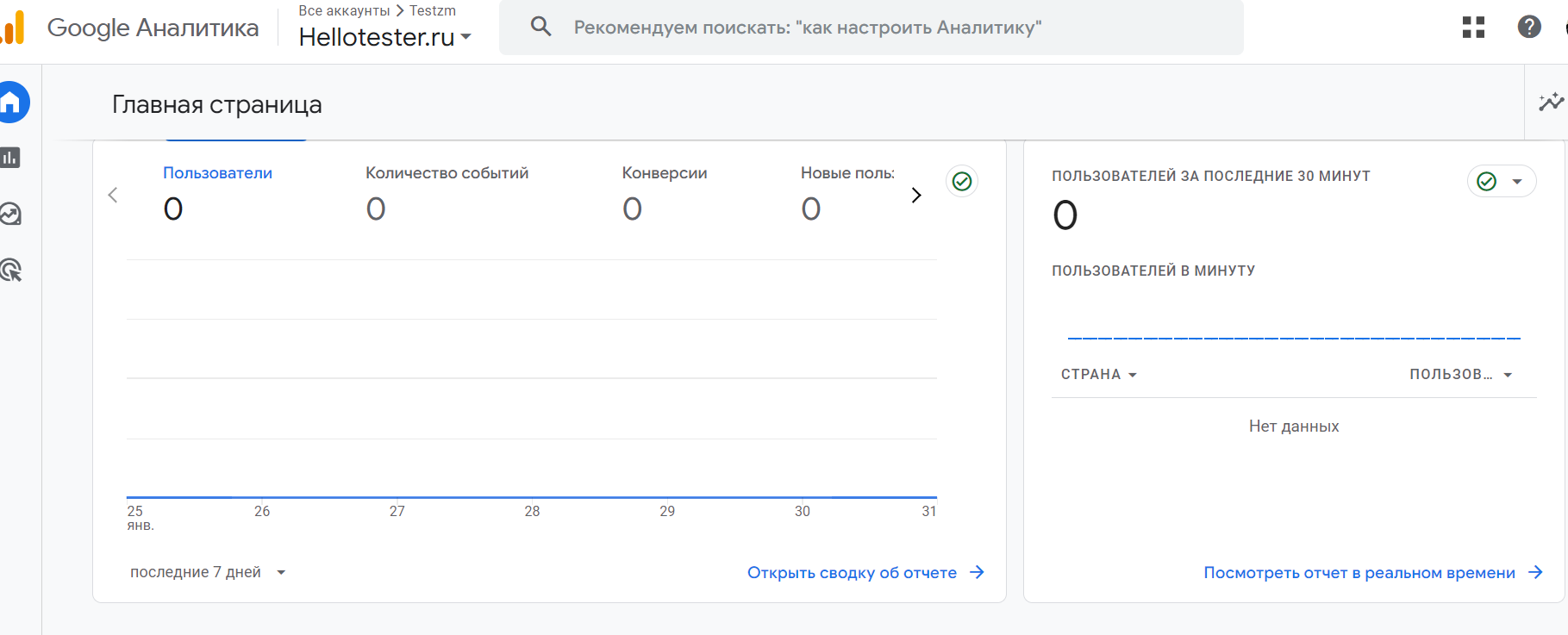 Руководство по Google Analytics